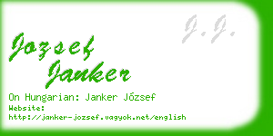 jozsef janker business card