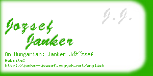 jozsef janker business card